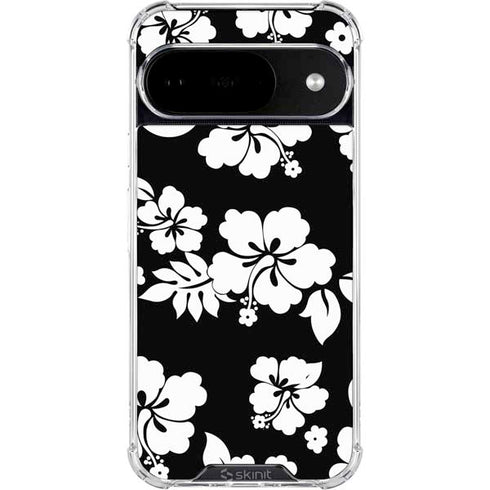 Black and White Google Pixel 10 Clear Case